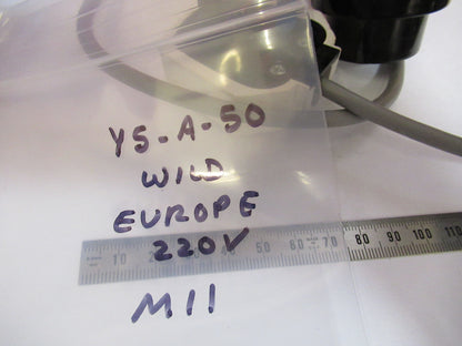 FOR PARTS WILD M11 LAMP AS IS MICROSCOPE PART OPTICS AS PICTURED Y5-A-50