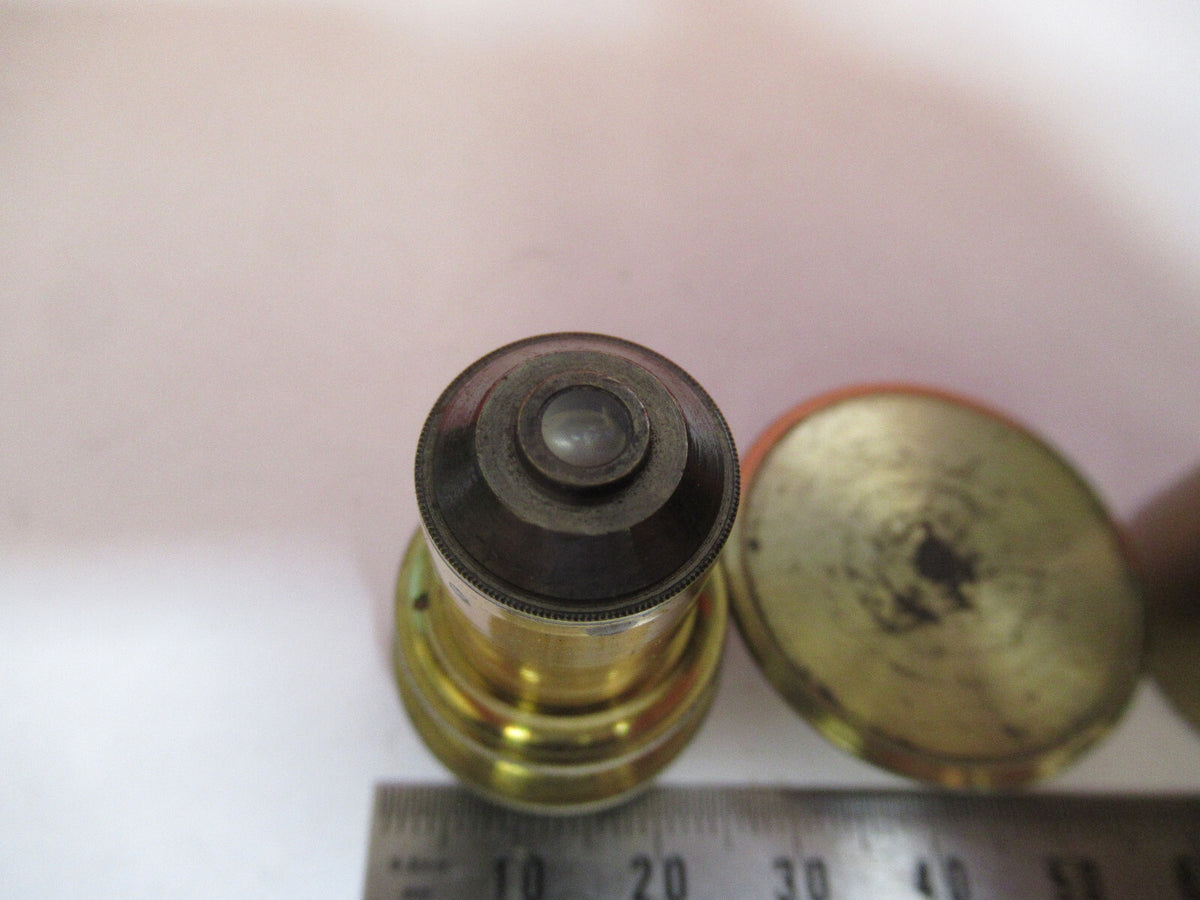 Antique Brass Beck London Objective Lens Microscope Part