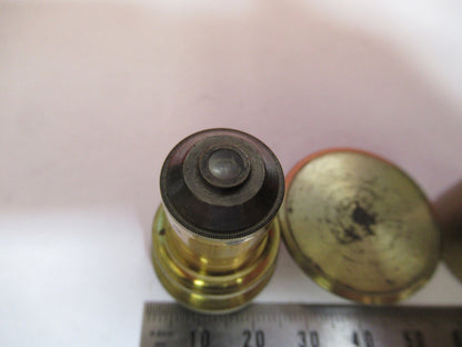Antique Brass Beck London Objective Lens Microscope Part