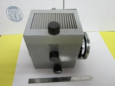 LEITZ WETZLAR GERMANY ORTHOLUX LAMP HOUSING MICROSCOPE OPTICS AS IS BIN#H1-03
