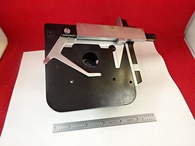 MICROSCOPE PART LEITZ GERMANY SM-LUX TABLE STAGE + CONDENSER  AS IS B#P2-A-99