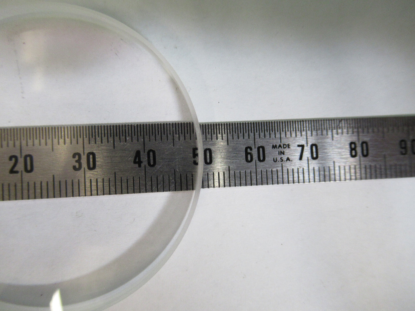 OPTICAL FLAT MIL SPEC BK7 GLASS THICK OPTICS AS PICTURED 80-B-23