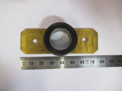 ANTIQUE BRASS COMPRESSORIUM STAGE LONDON MICROSCOPE PART AS PICTURED F8-A-24