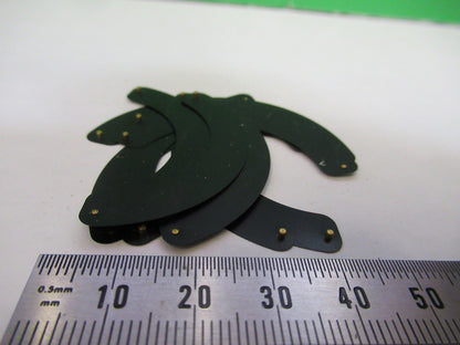 NIKON JAPAN IRIS DIAPHRAGM VANES MICROSCOPE PART AS PICTURED T4-B-35