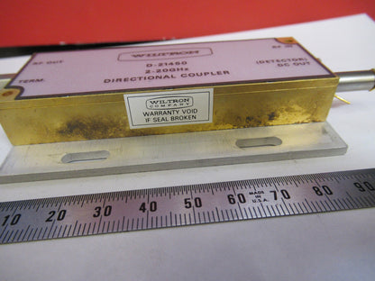 WILTRON DIRECTIONAL COUPLER MICROWAVE RF FREQUENCY 20 GHz AS PICTURED T7-A-41