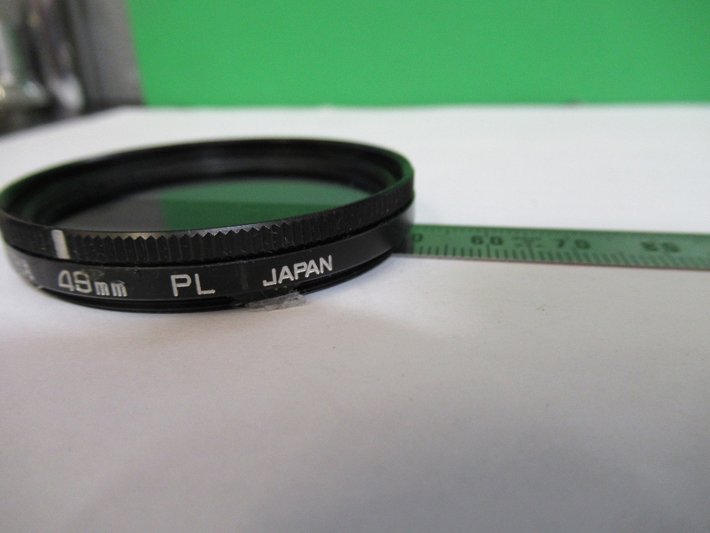 OPTICAL GLASS Hoya polarizer pol 49mm FILTER OPTICS AS PICTURED 98-A-04