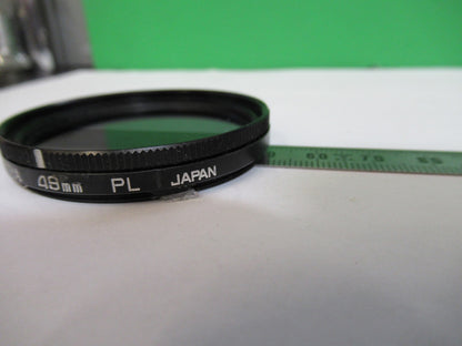 OPTICAL GLASS Hoya polarizer pol 49mm FILTER OPTICS AS PICTURED 98-A-04
