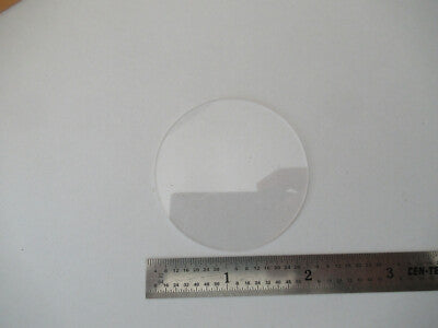 OPTICAL FLAT FUSED SILICA 2" DIAMETER LASER OPTICS AS PICTURED &F5-A-08