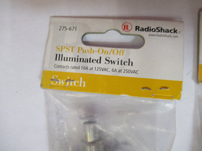 LOT RADIO SHACK  SPST SWITCHES AS PICTURED X3-B-12