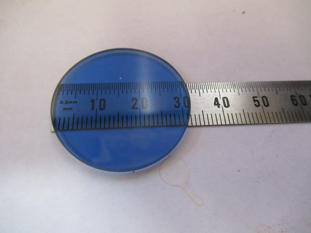 Tiyoda Japan Blue Glass Filter Optics Microscope Part