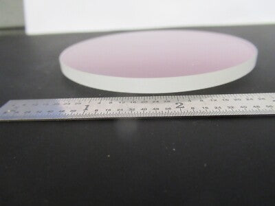 Optical BK7 Glass Round Window Plate 3.375" Diameter Optic