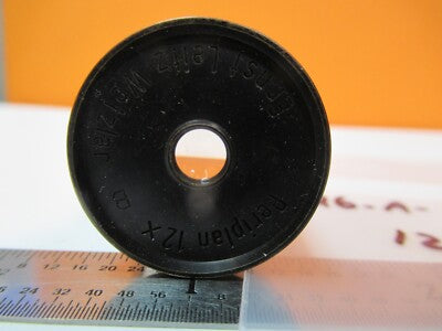 ERNST LEITZ GERMANY 12X EYEPIECE OPTICS MICROSCOPE PART AS PICTURED &Q6-A-93