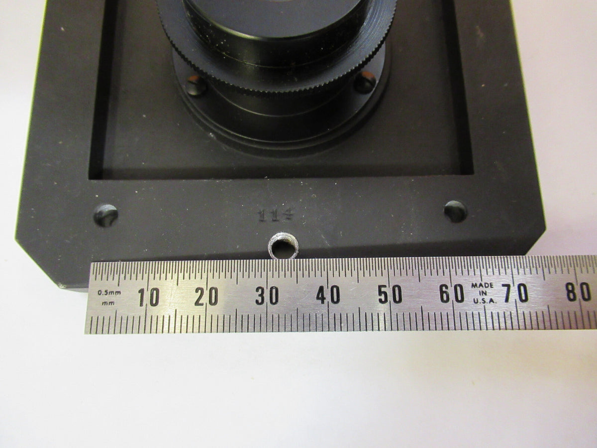 UNITRON STAGE + IRIS TABLE MICROMETER MICROSCOPE PART AS PICTURED Y1-A-54