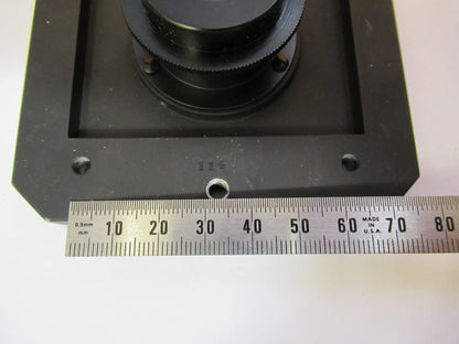 UNITRON STAGE + IRIS TABLE MICROMETER MICROSCOPE PART AS PICTURED Y1-A-54