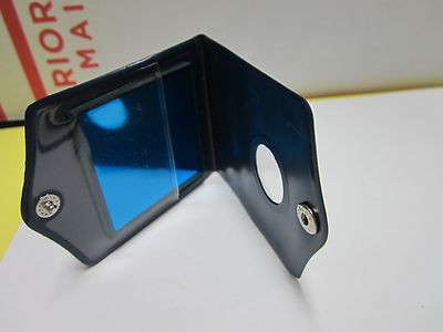 OPTICAL FILTER BALZERS BLUE 408/10 LASER OPTICS AS IS BIN#G7-16