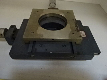 WILDER OPTO-METRIC TOOLS XY MICROMETER STAGE TABLE GERMANY AS IS #TC-1