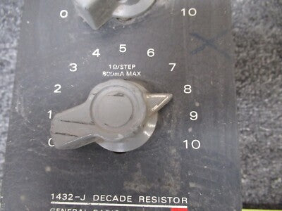 General Radio Decade Box 1432-J Resistors