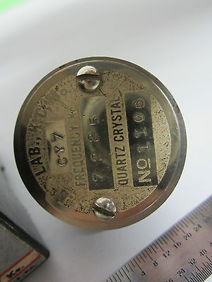 VINTAGE BLILEY BC3 FMC QUARZKRISTALL + ORIGINALBOX FREQUENZREGLER BIN#8C