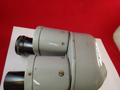 FOR PARTS MICROSCOPE PART NIKON JAPAN STEREO OPTICS AS IS BIN#73-13