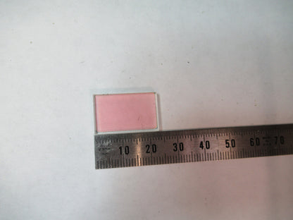 OPTICAL COATED BK7 GLASS PLATE FILTER PRO LASER OPTICS AS PICTURED X6-A-134