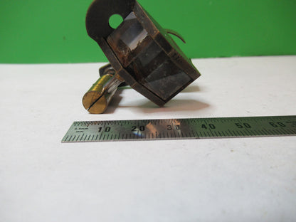 ANTIQUE BRASS NACHET PARIS PROJECTION PRISM ASSEMBLY MICROSCOPE PART X2-A-13
