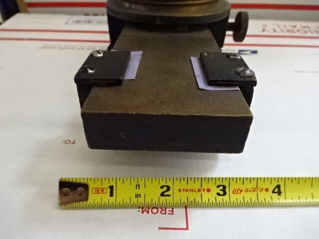 ANTIKE OPTISCHE KEUFFELD + ESSER THEODOLITE TELESKOP MESSING-MONTAGE-OPTIK TC-3