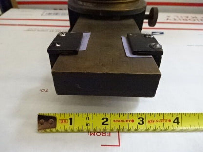 ANTIKE OPTISCHE KEUFFELD + ESSER THEODOLITE TELESKOP MESSING-MONTAGE-OPTIK TC-3