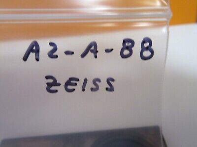 CARL ZEISS DEUTSCHLAND SEHR DUNKLE FILTEROPTIK MIKROSKOPTEIL WIE ABGEBILDET #A2-A-88
