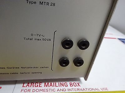 WILD SWISS LAMP POWER SUPPLY ILLUMINATOR MODELL 363205 AS IS BIN#TC-1