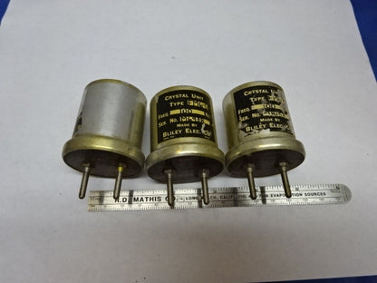 Lot Vintage Bliley Electric Co. Quartz Crystal FM6-5 Frequency Control