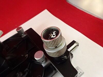 MICROSCOPE PART LEITZ GERMANY SM-LUX TABLE STAGE + CONDENSER  AS IS B#P2-A-99