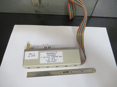 RADIALL FRANCE 26.5 GHz STEP ATTENUATOR R543394200 EMI TEST AS PICTURED &B9-A-02