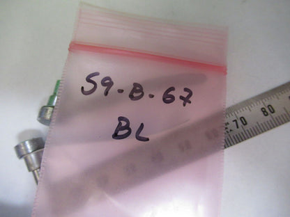 BAUSCH LOMB  PAIR CLIPS STAGE MICROSCOPE PART AS PICTURED #S9-B-67