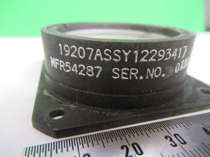 OPTICAL MIL SPEC MOUNTED GLASS LENS LASER OPTICS AS PICTURED Q9-FT-87