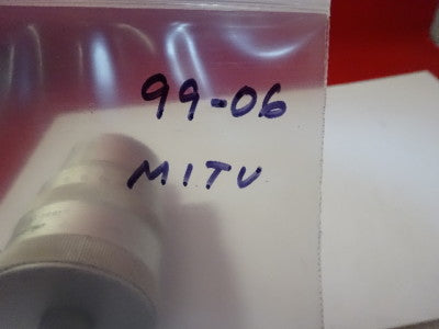 MITUTOYO HUGE MICROMETER SCREW POSITIONING MEASURE MICROSCOPE PART AS IS &99-06