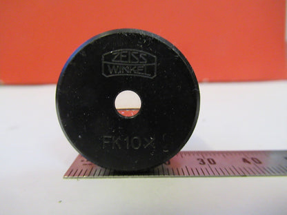 RARE CARL ZEISS FK10X EYEPIECE OPTICS MICROSCOPE PART AS PICTURED V8-B-73