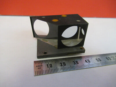 Ernst Leitz Wetzlar Germany Glass Prism Head Microscope Part