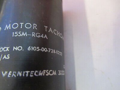 SERVO MOTOR AIRCRAFT TACHOMETER GENERATOR NSN 6105-00-728-0252   AS PIC &A7-B-33