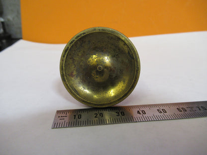 Antique Brass Bausch & Lomb Knob Gross Adjust Microscope Part