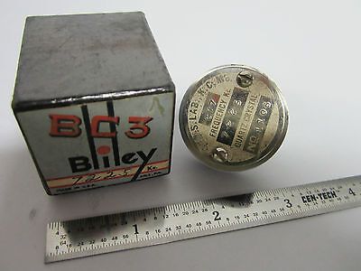 VINTAGE BLILEY BC3 FMC QUARZKRISTALL + ORIGINALBOX FREQUENZREGLER BIN#8C