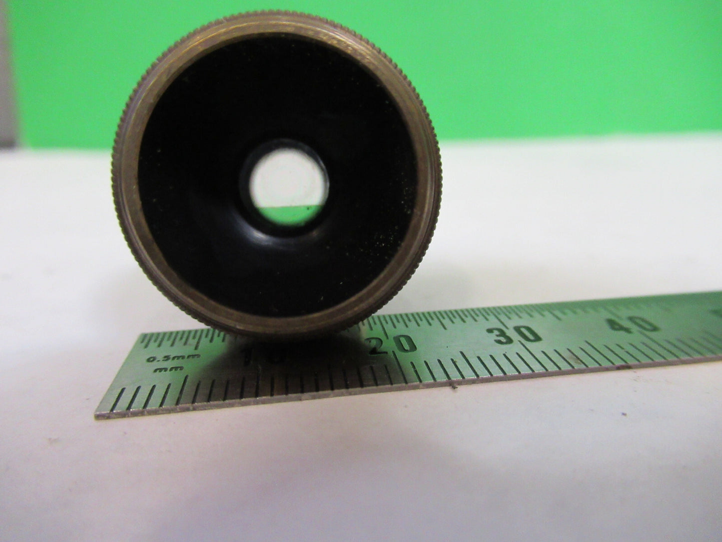 ANTIQUE BAUSCH LOMB BRASS OBJECTIVE 16mm MICROSCOPE PART AS PICTURED S7-A-29