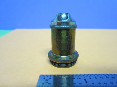 OPTICAL MICROSCOPE PART OBJECTIVE LEITZ GERMANY 3 VINTAGE OPTICS AS IS BIN#D7-94