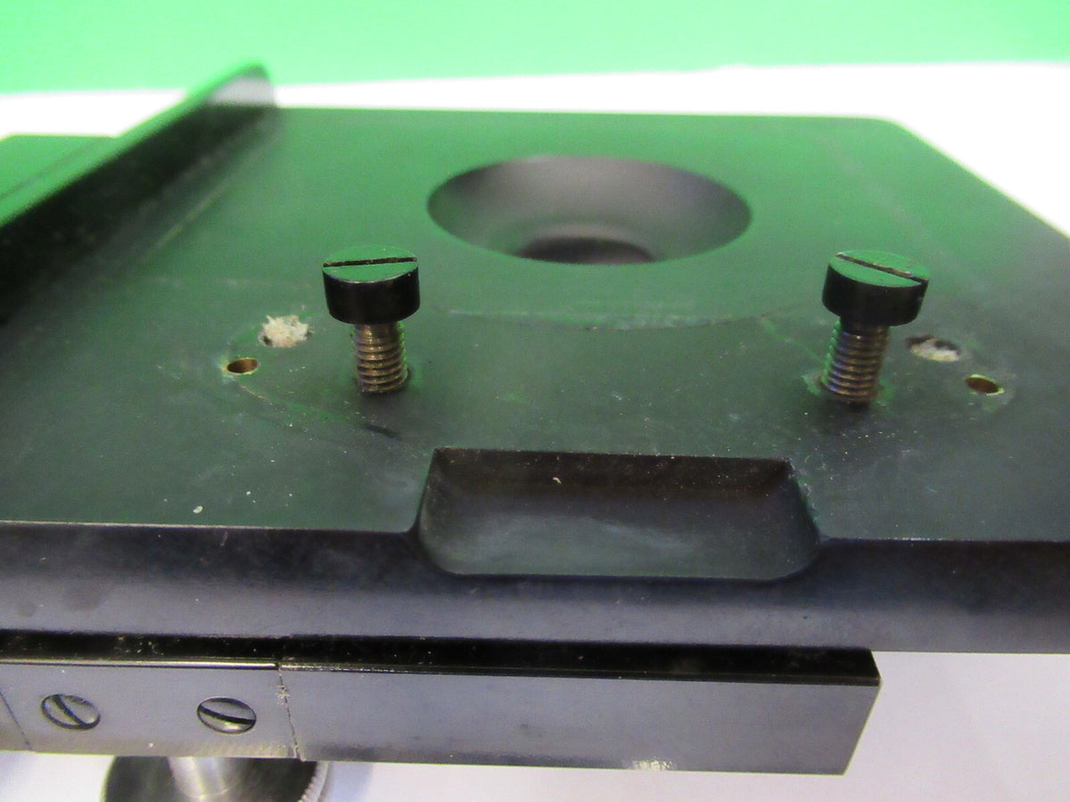 BAUSCH LOMB VINTAGE STAGE TABLE XY MICROSCOPE PART AS PICTURED &H9-C-01
