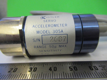 KISTLER ACCELEROMETER SERVO SENSOR  305A RARE AS PICTURED S1-B-43