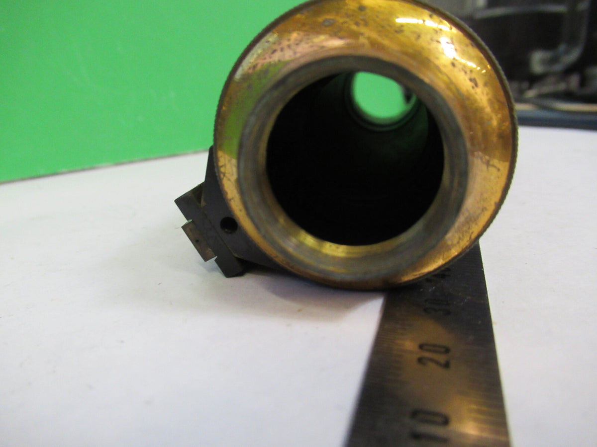 Antique Brass Bausch & Lomb Tubus Microscope Part