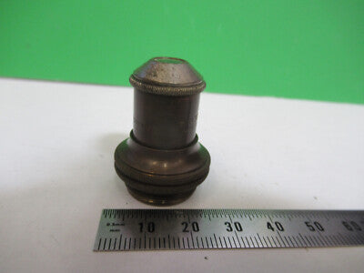Antique Brass Bausch & Lomb Objective Microscope Part Optics