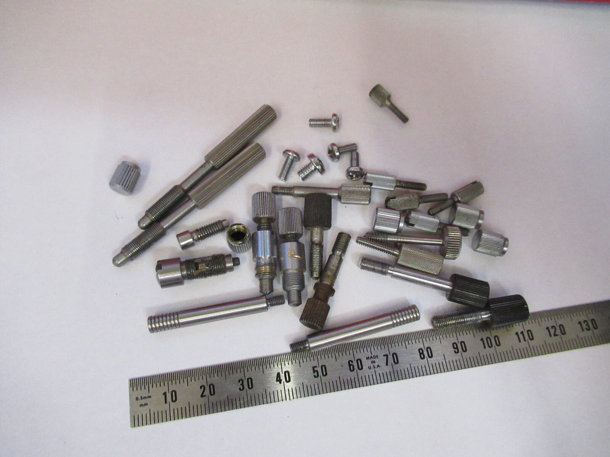 ZEISS / WILD ASSORTED HARD TO FIND SCREWS MICROSCOPE PART AS PICTURED Q5-B-51