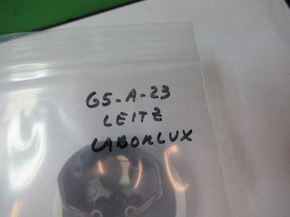 LEITZ WETZLAR LABORLUX NOSEPIECE MICROSCOPE PART AS PICTURED G5-A-23
