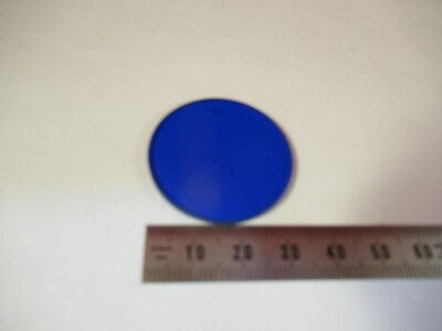 Optical Glass Blue Filter Polished Microscope Part Optics