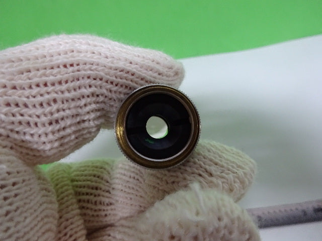 MICROSCOPE INDUSTRIAL OBJECTIVE BAUSCH LOMB FLAT FIELD 40X OPTICS AS IS #AF-E-52